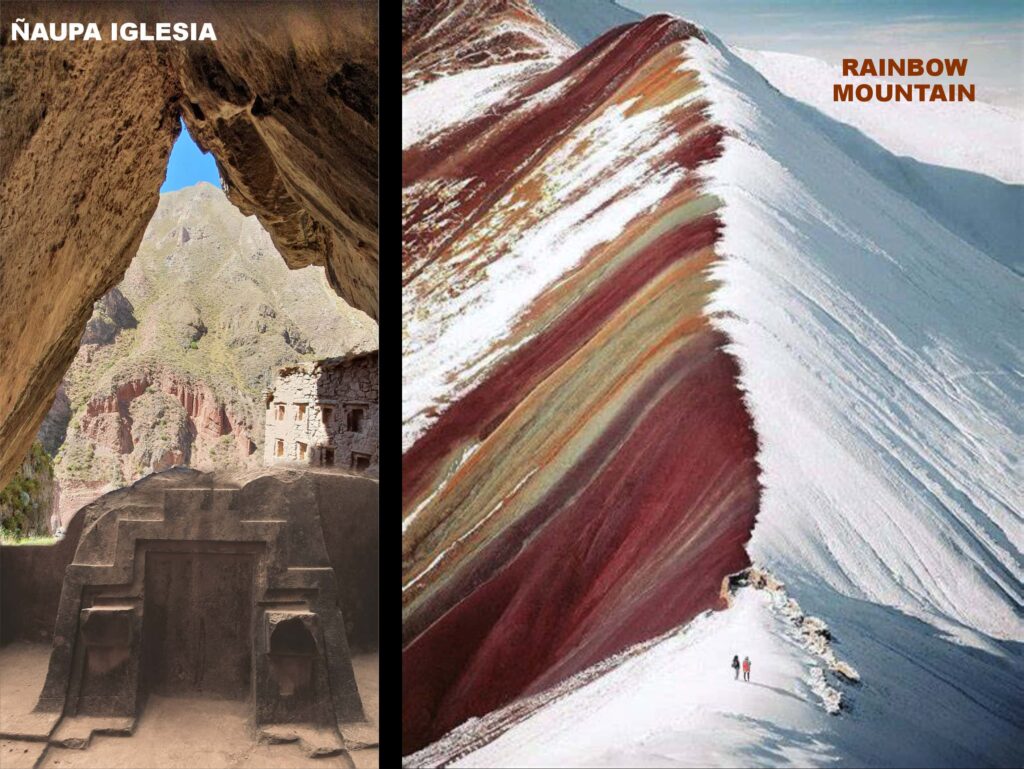 Rainbow Mountain's colorful peaks in the Andes - Andean Lumina